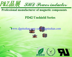 China PD42 Series 2.2μH~270μH SMD Unshield Power Inductors Round Size supplier