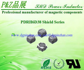 China PDRH6D38 Series 3.3uH~1000uH SMD Shield Power  Inductors Round Size supplier