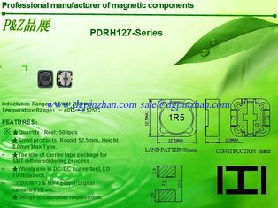 China PDRH127 Series Nickel core material Square High quality competitive shielded SMD Power Inductors supplier