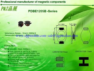 China PDBE1205 Series High current unshielded SMD Power Inductors supplier