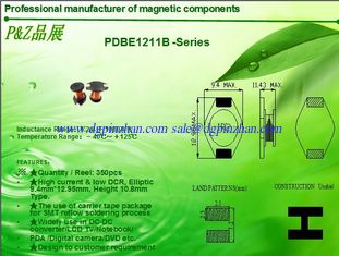 China PDBE1211 Series High current unshielded SMD Power Inductors supplier
