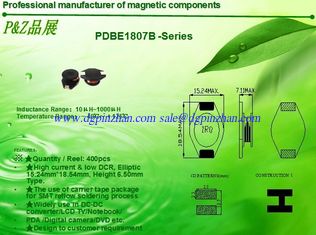 China PDBE1807 Series High current  unshielded SMD Power Inductors supplier