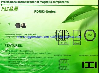 China PDR63 Series 10μH~68μH High quality competitive shielded SMD Shield Power Inductors supplier