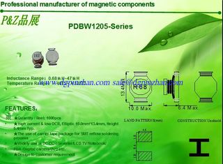 China PDBW1205 Series High current unshielded SMD Power Inductors supplier
