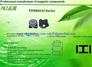 China PDRB6030 Series 10μH~330μH Low resistance, competitive price, high quality round SMD power inductor supplier
