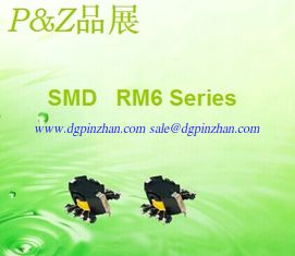 China PZ-SMD-RM6-Series Surface mount High-frequency Transformer supplier