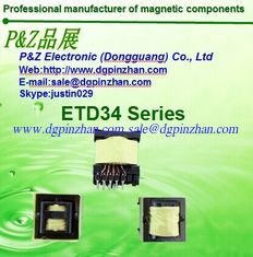 China PZ-ETD34 Series High-frequency Transformer supplier