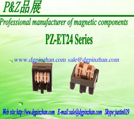China PZ-ET24-Series 2.4~68mH Common Mode Choke Line Filter Common Mode Inductor supplier