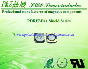 China PDRH3D11 Series 2.7μH~47μH SMD Shield Power Inductors Round Size supplier