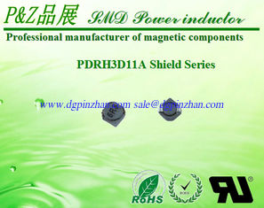 China PDRH3D11A Series 2.7μH~47μH SMD Shield Power Inductors Round Size supplier