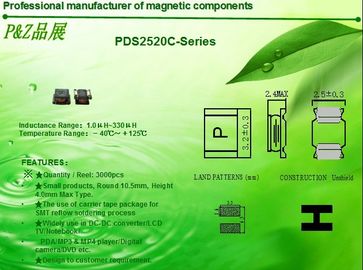 PDS2520C Series 1.0uH~330uH Square Unshielded SMD Power Inductors supplier